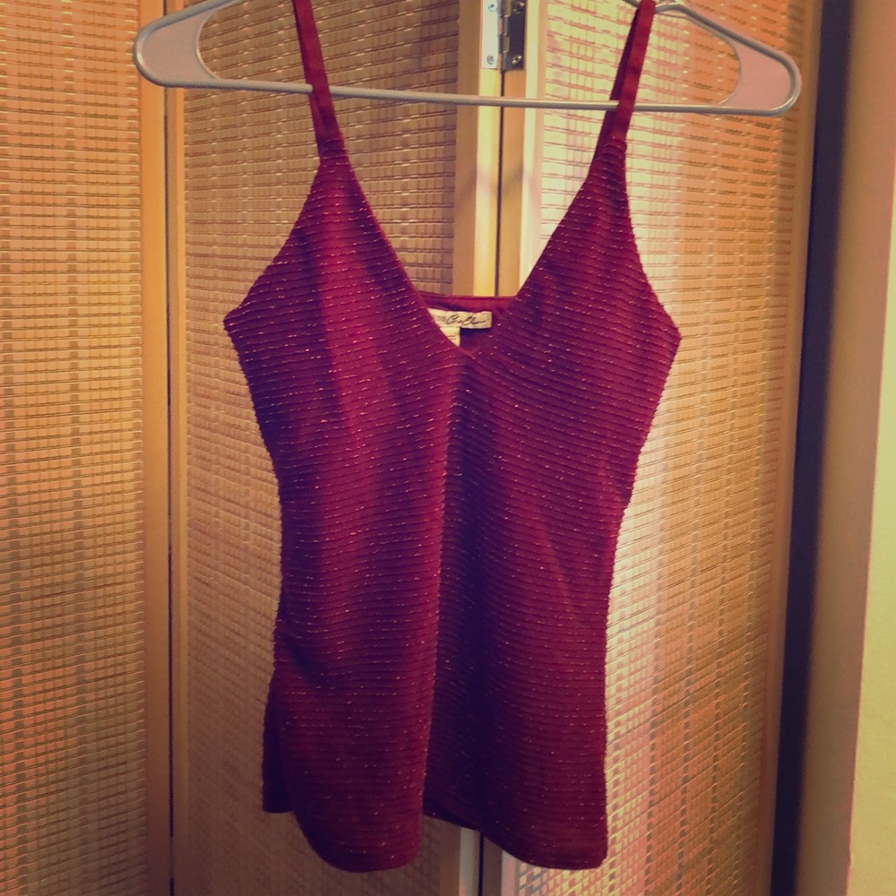 Red sparkly tank! Perfect for holidays!